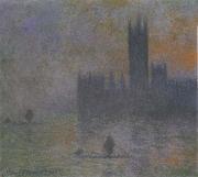 Claude Monet Houses of Parliament,Fog Effect painting